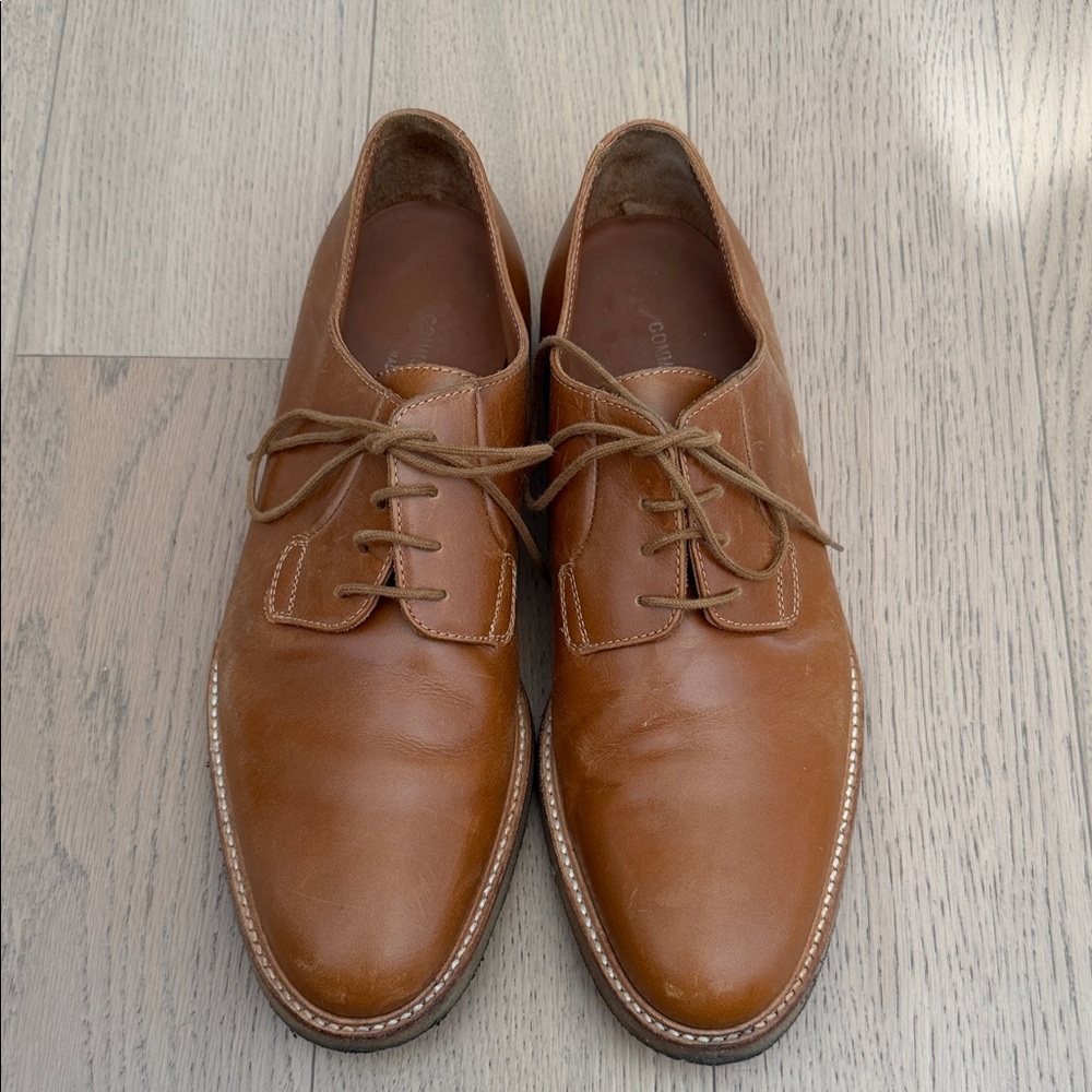 Men's Common Projects Brown Leather Shoes
